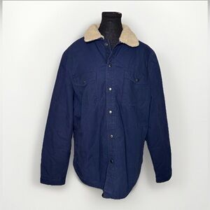 Lucky Brand Dark Blue Jacket with Cream Collar